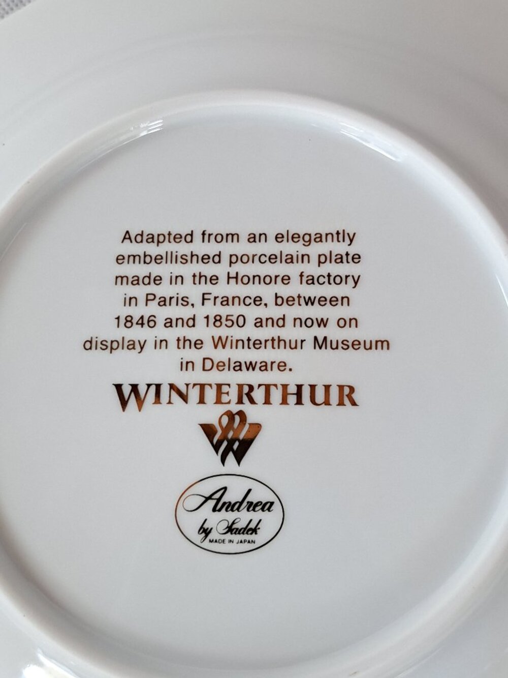 Andrea By Sadek Honore WINTERTHUR Four Salad Plates 8.25" - Picture 13 of 14